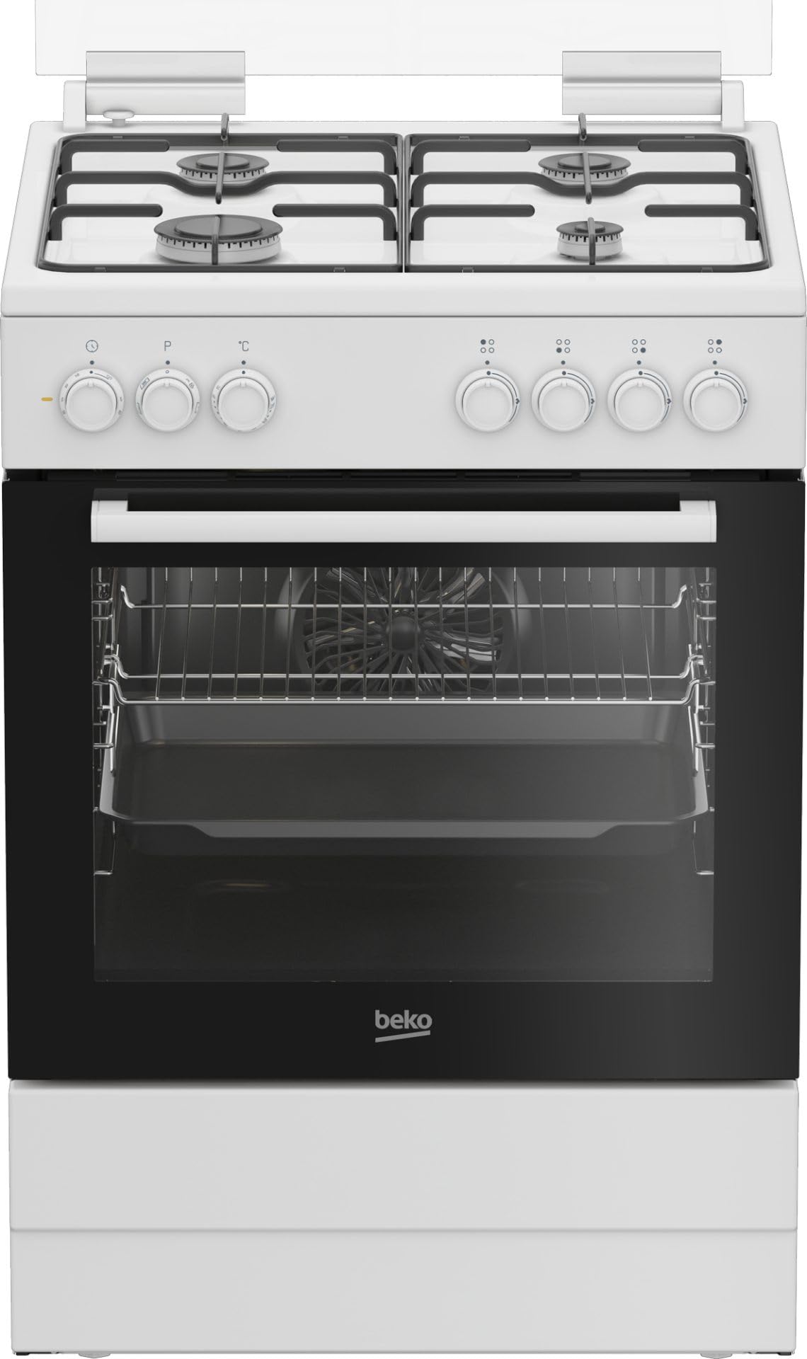 FBE62011WC - Cucina a gas con forno elettrico, 60x60 cm, Classe energetica A