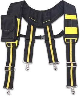 Tool Belt Suspenders,Tool Belt Braces Heavy Duty Work Suspendersfor Carpenter Electrician Work Suspension Rig, DIY Hand Tools