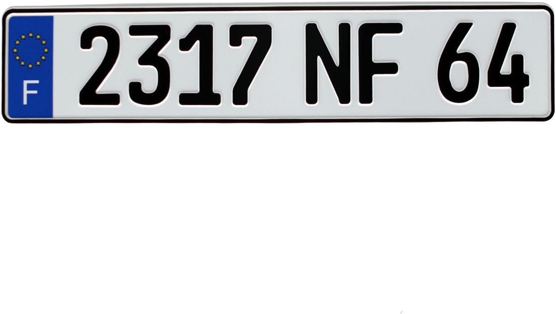 France Euro Plate - Random Characters