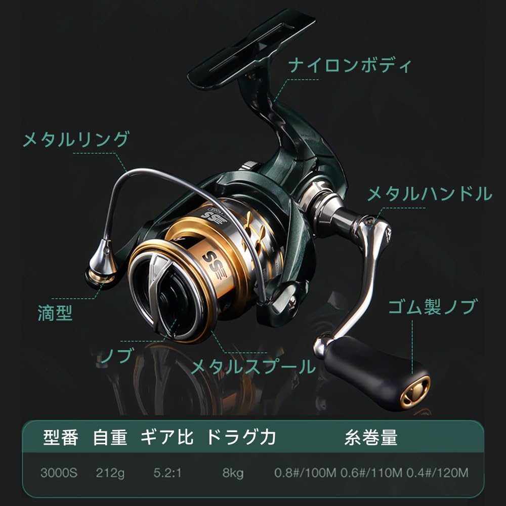バスフィッシング　ロッドリールセット tsuribitokan_4960652222495set