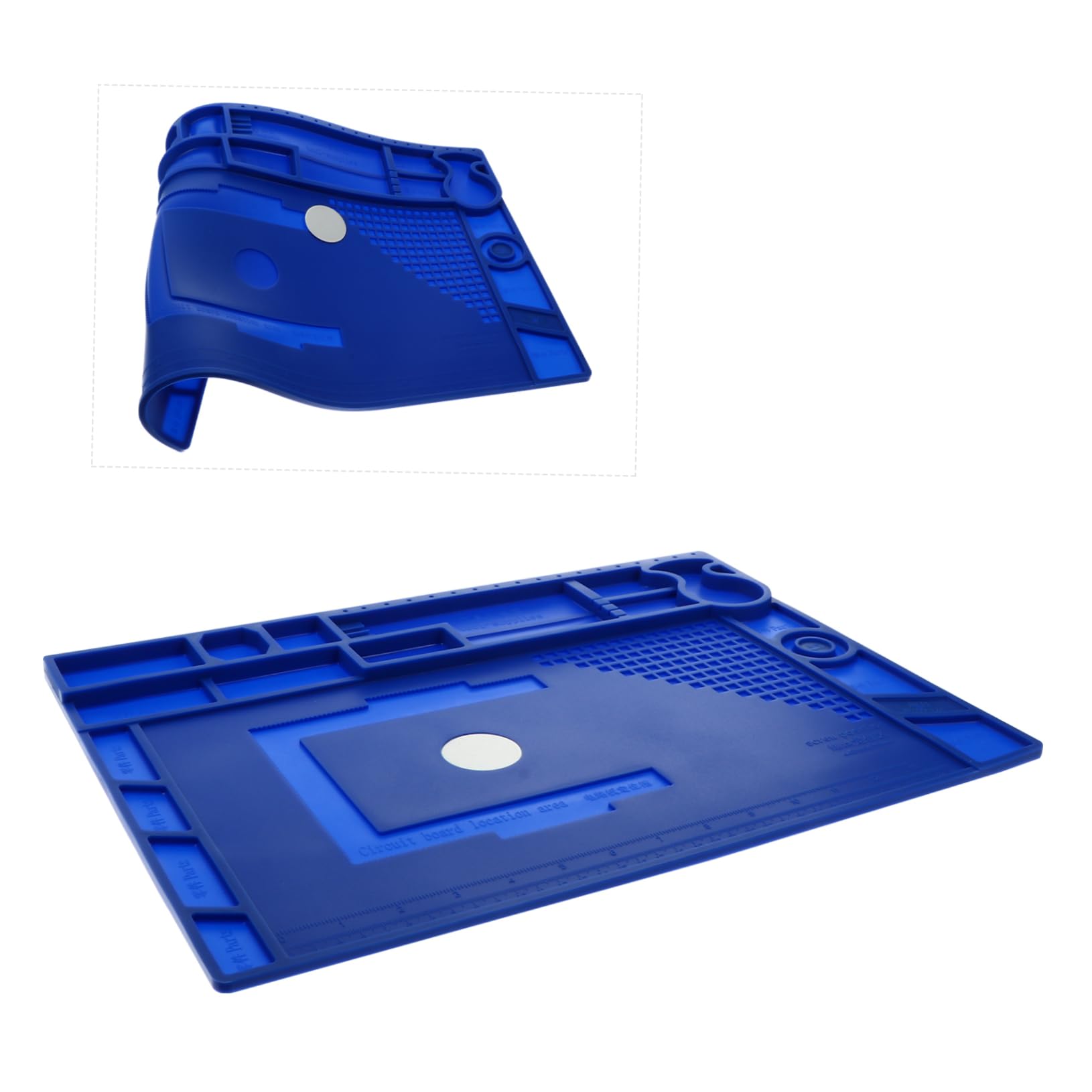 HOLIDYOYO Magnetic Repair Pad Insulated Work Mat Anti-slip Silicon Mat for Techs