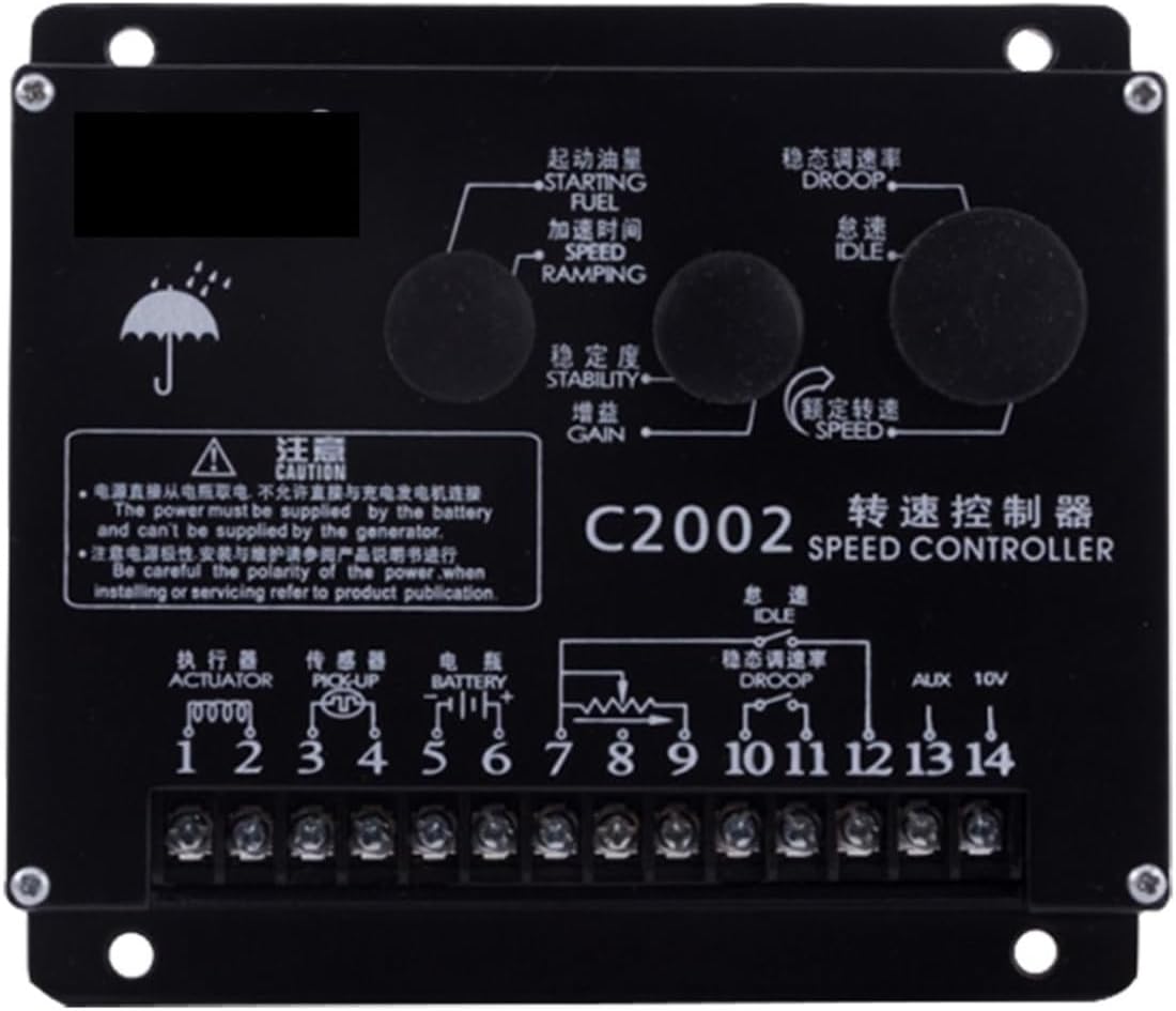 Engine Governor C2002 Speed Controller for DC Motor Speed Governor Diesel Generator Intelligent Control Board Original Parts
