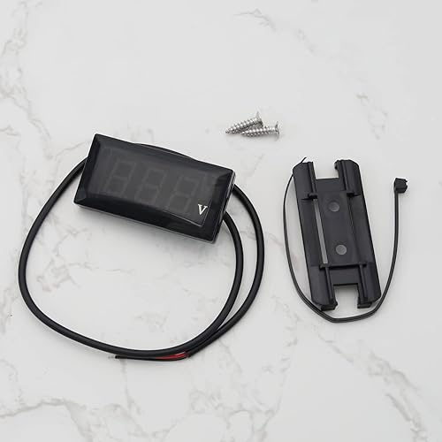 Miniatura 5 de DC 12V LED Digital Display Modificado Voltímetro Para Motocicleta, Automóvil, Bicicleta Y Más - Rojo