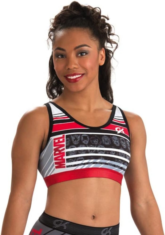 GK Elite Marvel Bra Gymnastics top Made in USA
