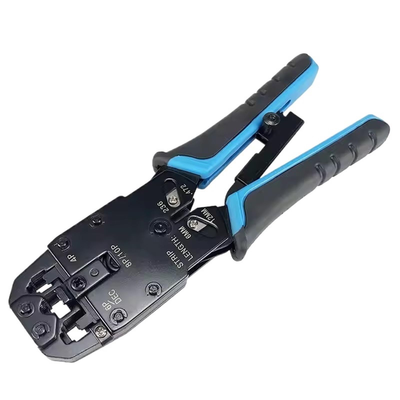 Pinza crimpatrice for cavi di rete LAN RJ11 / RJ12 / RJ45 / RJ50 8P 10P 6P 4C