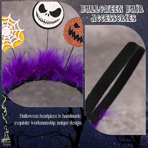 Miniatura 4 de Diademas de Halloween, diadema de fantasma, accesorio para el cabello con gafas para fiesta de festival de Navidad