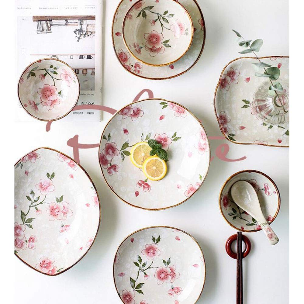 Ceramiczny zestaw obiadowy Zastawa do kuchni i jadalni Trwały zestaw naczyń kuchennych Zestaw talerzy i misek niezawierających BPA Można myć w zmywarce