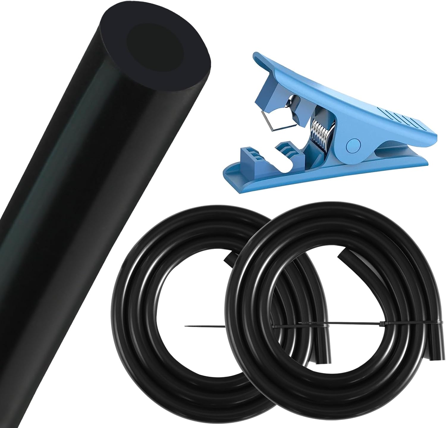 3 8 Hose 10FT ID: 3/8" / 10mm Silicone Vacuum Hose Tube High Performance Blue Universal 4 In Silicone Hose - Foto 11