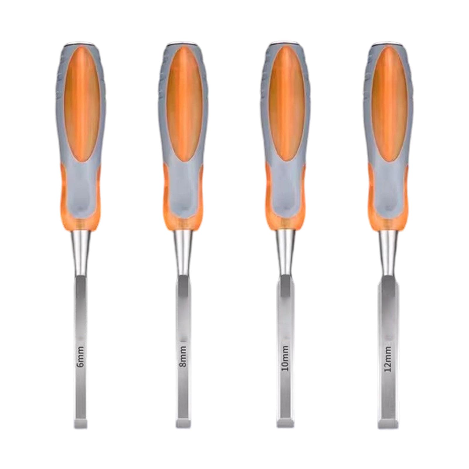 Zxfdsfdbnm E 4Pcs Heavy Duty Professional Woodworking Carving Goug Tool Bevel Multifunctional High Hardness Accessories High Carbon Steel