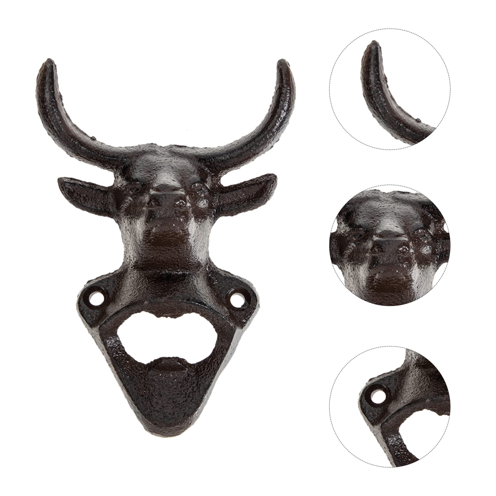 Alipis Apribottiglie Decorativo in Ghisa Strumento Per Aprire Forma Animale Da Appendere Parete