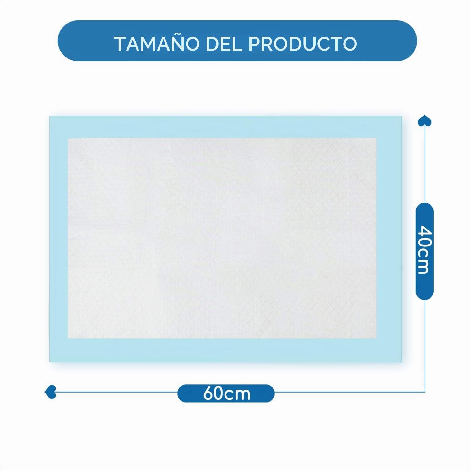 Nobleza 360 Unidades Empapadores Perros Alfombrilla higiénica de Entrenamiento para Perros Ultraabsorbente 40cm*60cm