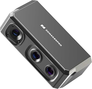 Domary Seal Lite 3D-Scanner, 0,02 Mm Genauigkeit, Tragbarer 3D-Modellscanner, Anti-Shake, Geräuschloses 9-Stufen-Licht mit JMStudio-Software für MacOS