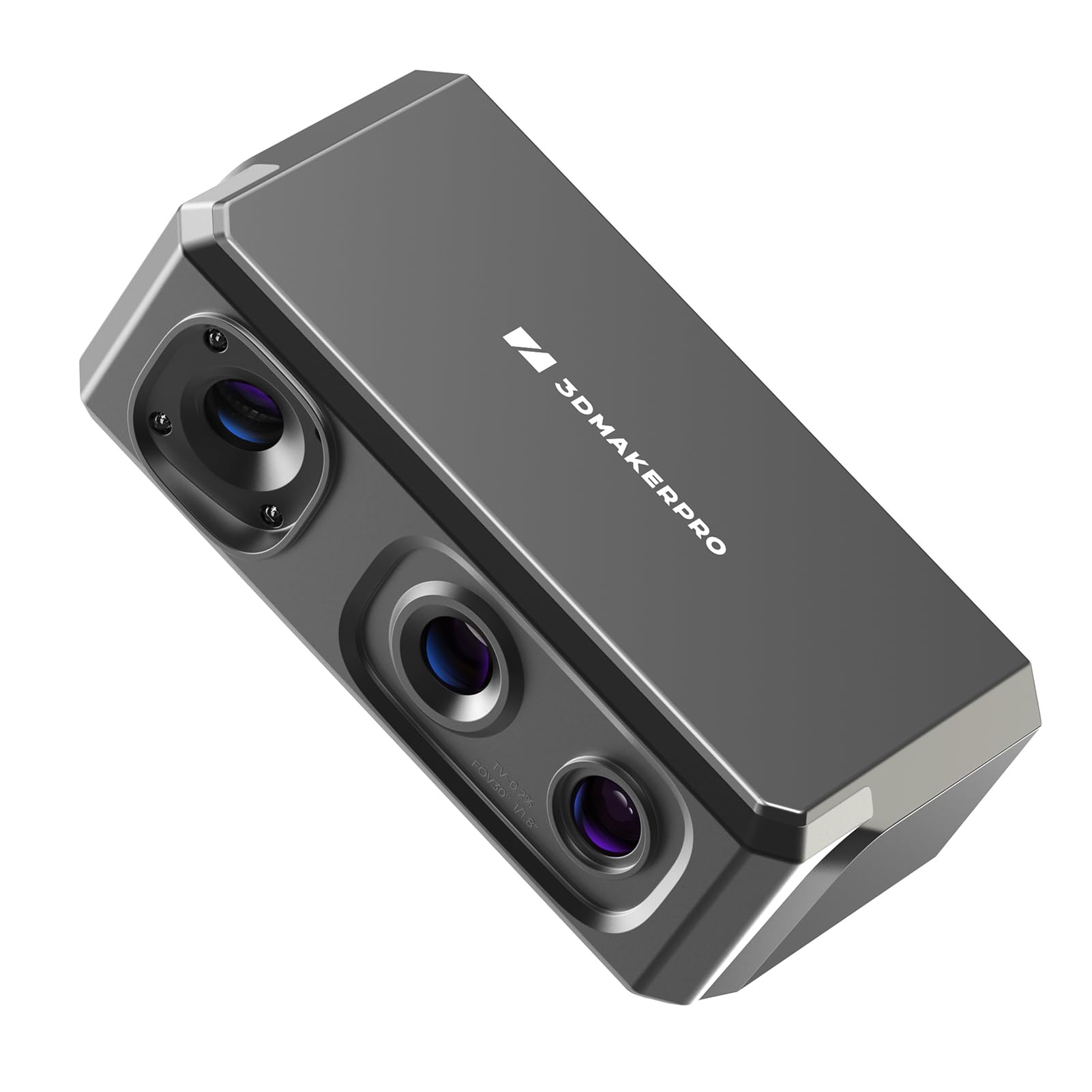 Domary Seal Lite 3D-Scanner, 0,02 Mm Genauigkeit, Tragbarer 3D-Modellscanner, Anti-Shake, Geräuschloses 9-Stufen-Licht mit JMStudio-Software für MacOS