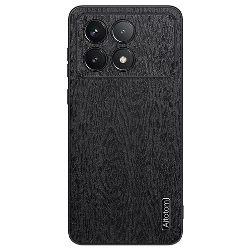 Jiajihua Case Compatible with Redmi K70 5G,Compatible with Redmi K70 Pro 5G 2 in 1 Lens Protection Shockproof and Anti-Drop Cover Black
