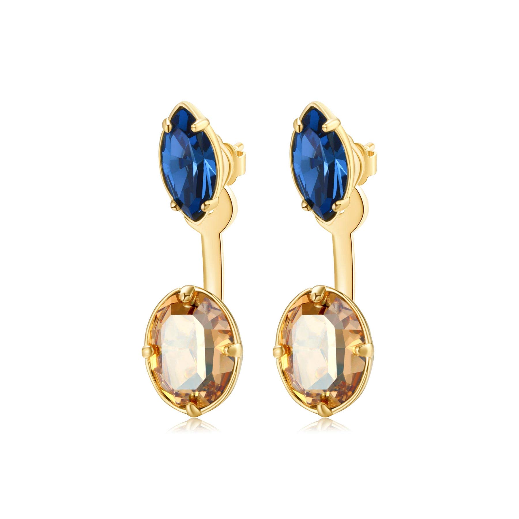 Brosway Orecchini Donna, Orecchini a Lobo in Ottone e Cristalli | Collezione AFFINITY - BFF48