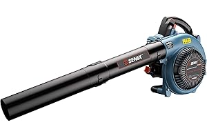 SENIX BL4QL-L 4-Stroke Handheld Gas Leaf Blower, Lightweight and Efficient