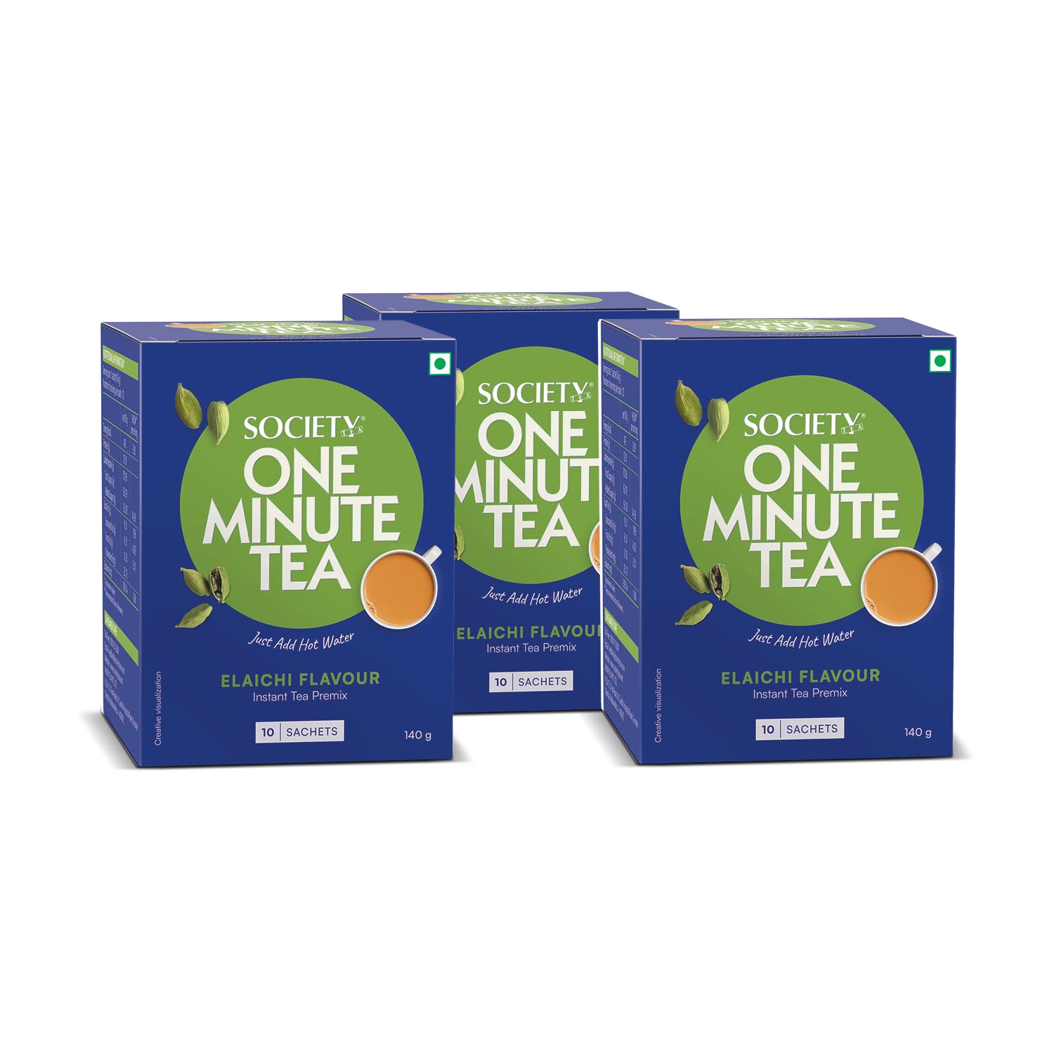 Buy Society One Minute Tea Elaichi Flavour Made with Cardamom