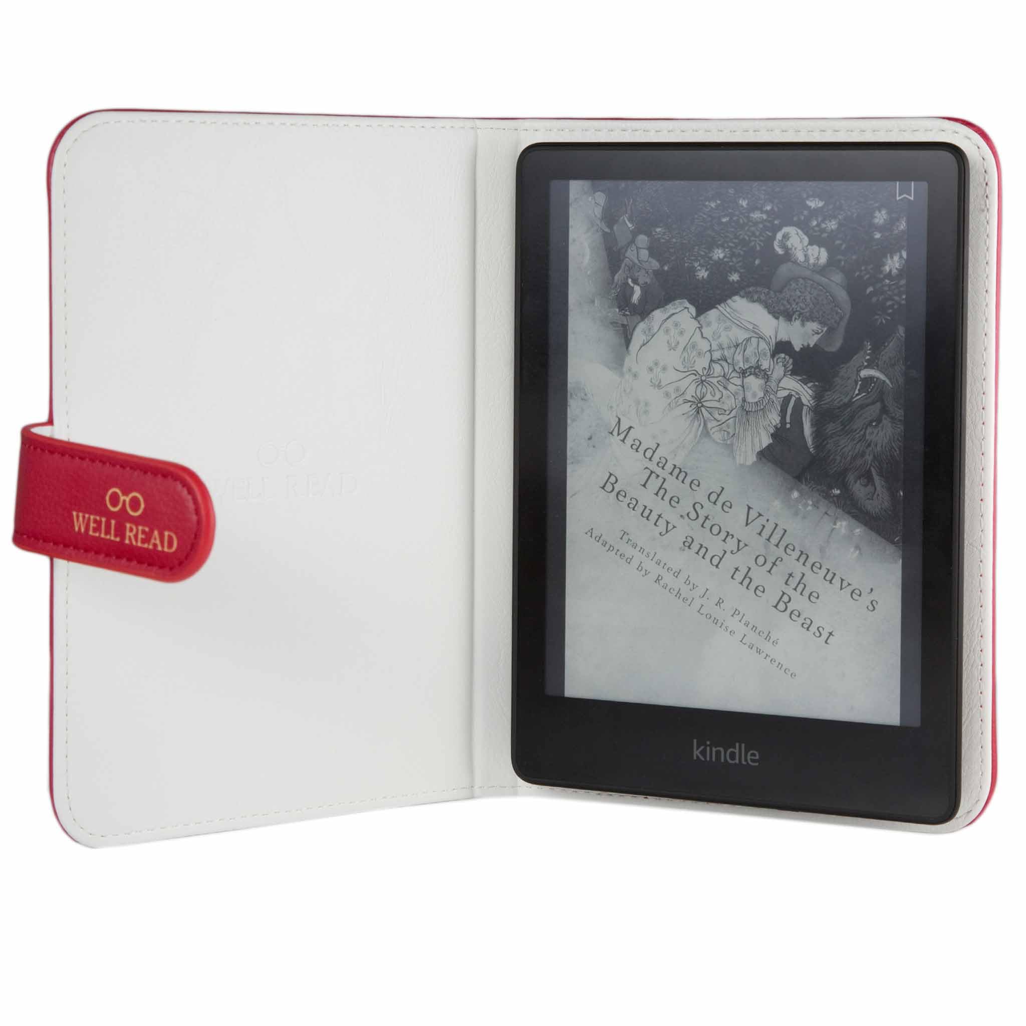 Uniwersalne etui z motywem książki Beauty and The Beast do czytników e-booków Kindle Paperwhite, Kindle i Kobo (zawiera najnowsze modele Kindle Paperwhite 2023 z ekranem 17.3 cm)