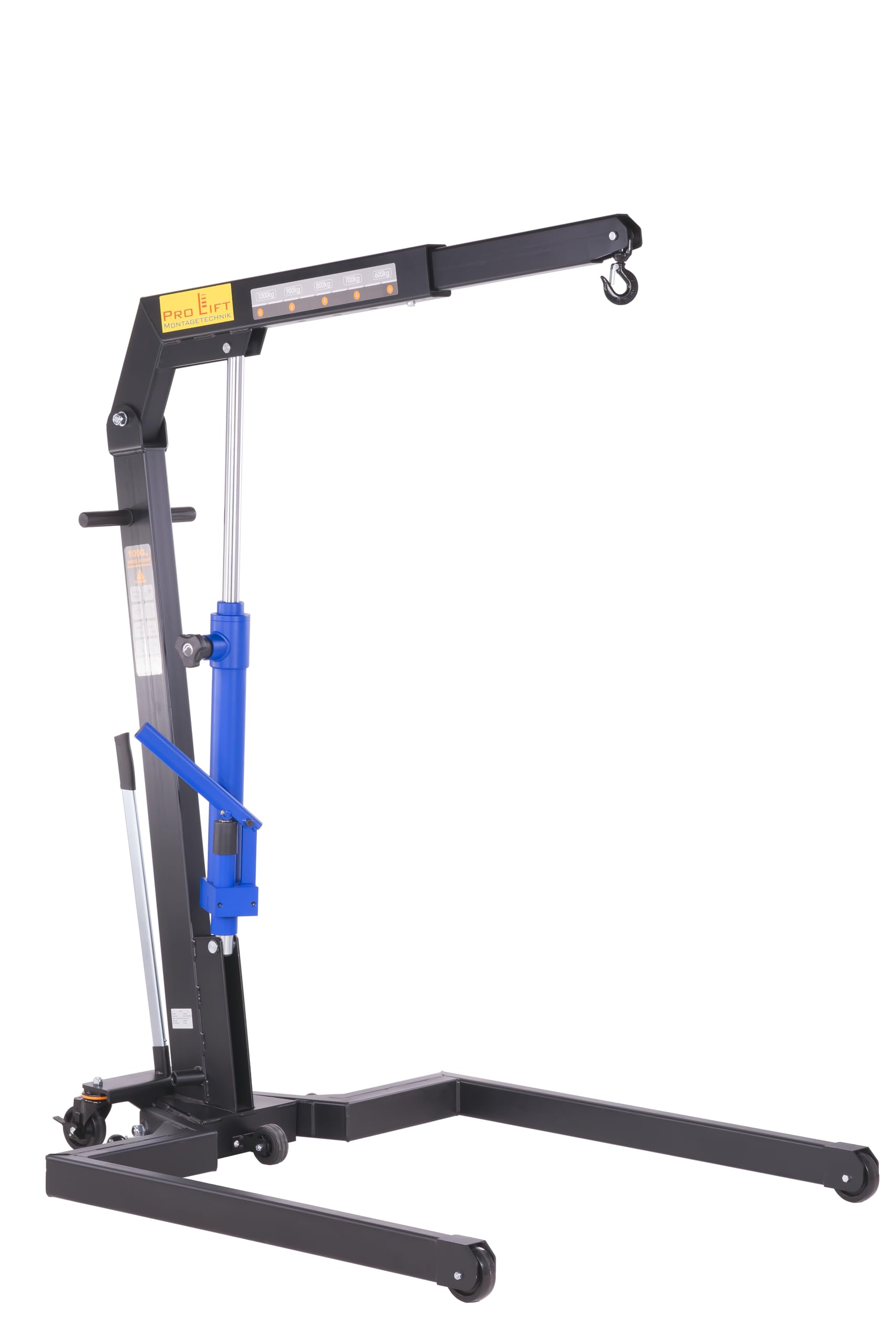 Werkstattkran 1000kg Palettenkran Hebekran klappbar Schwerlastkran Kran Hebewerkzeug Motorkran Kran