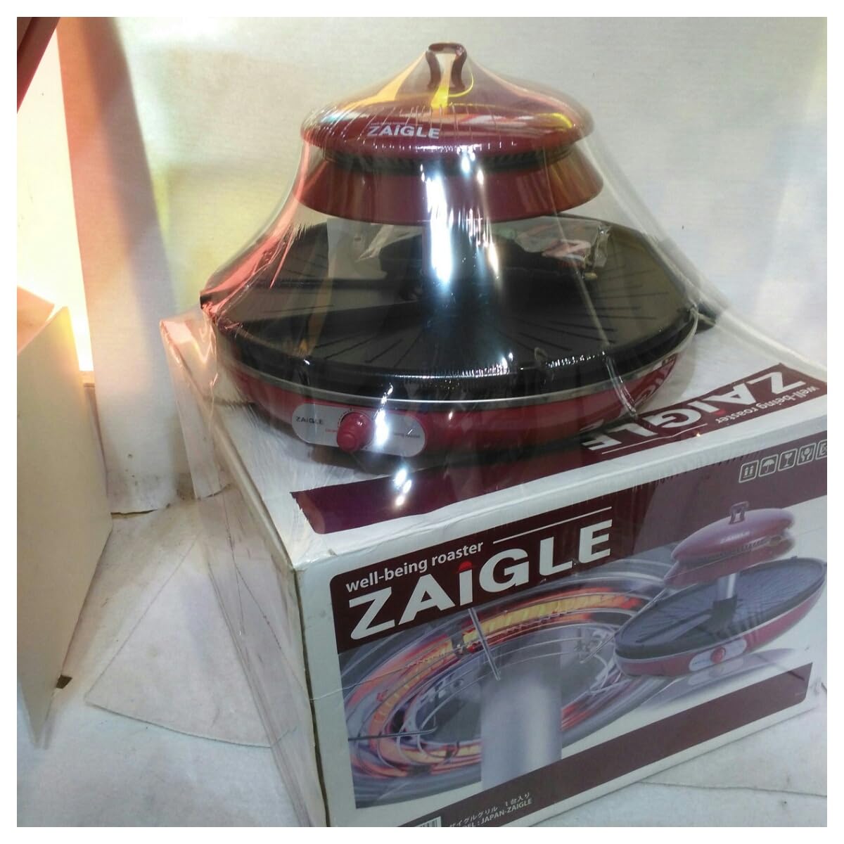 Amazon.co.jp: ザイグル ZAIGLE ザイグルグリル（赤） JAPAN-ZAIGLE