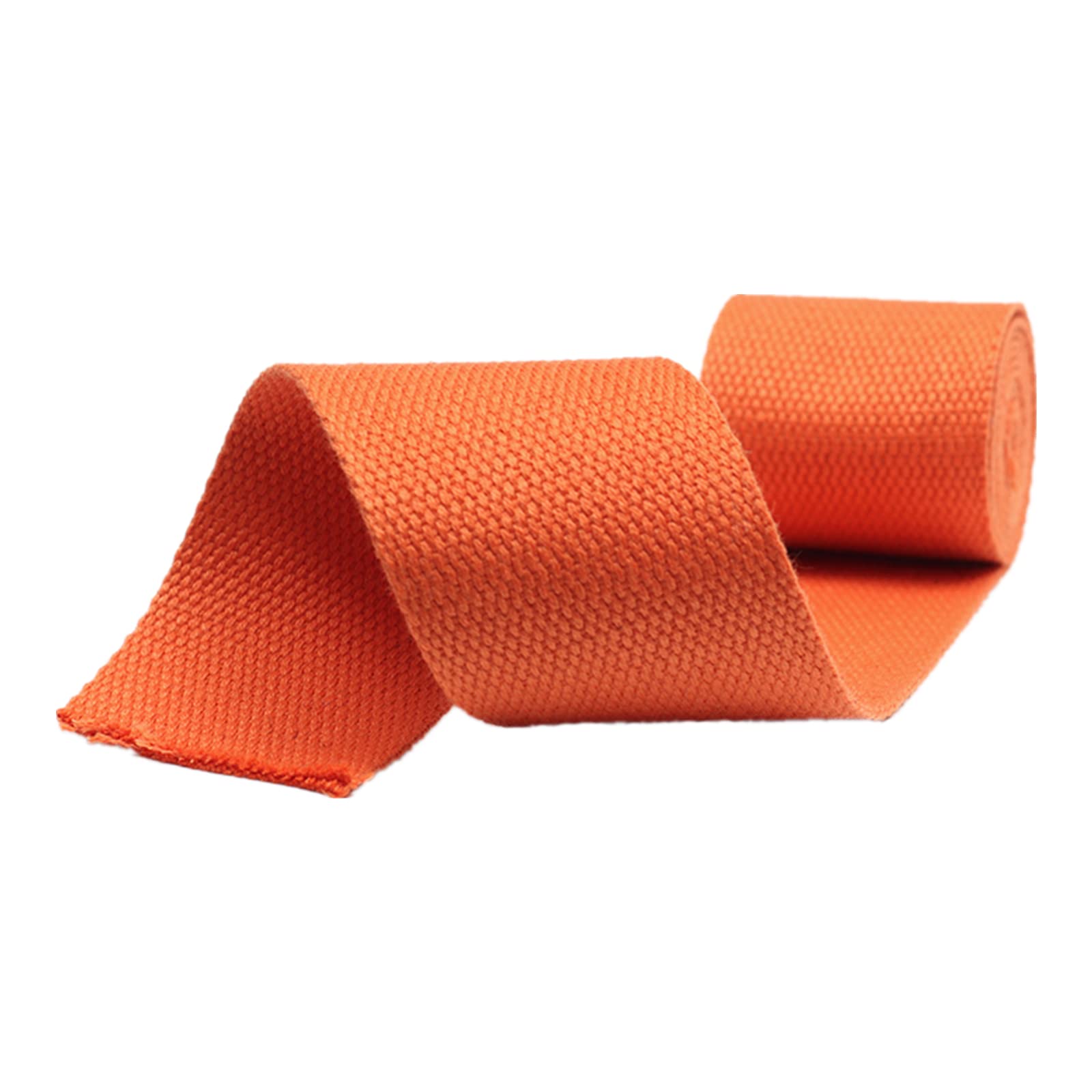 Conexión con cinta de corte oblicua, cinta de algo Cinta de coser de cinta de algodón tejida, correas de correas de lona de algodón for tapicería, correas for fabricación de bolsos(Orange,25MM x 10Yar