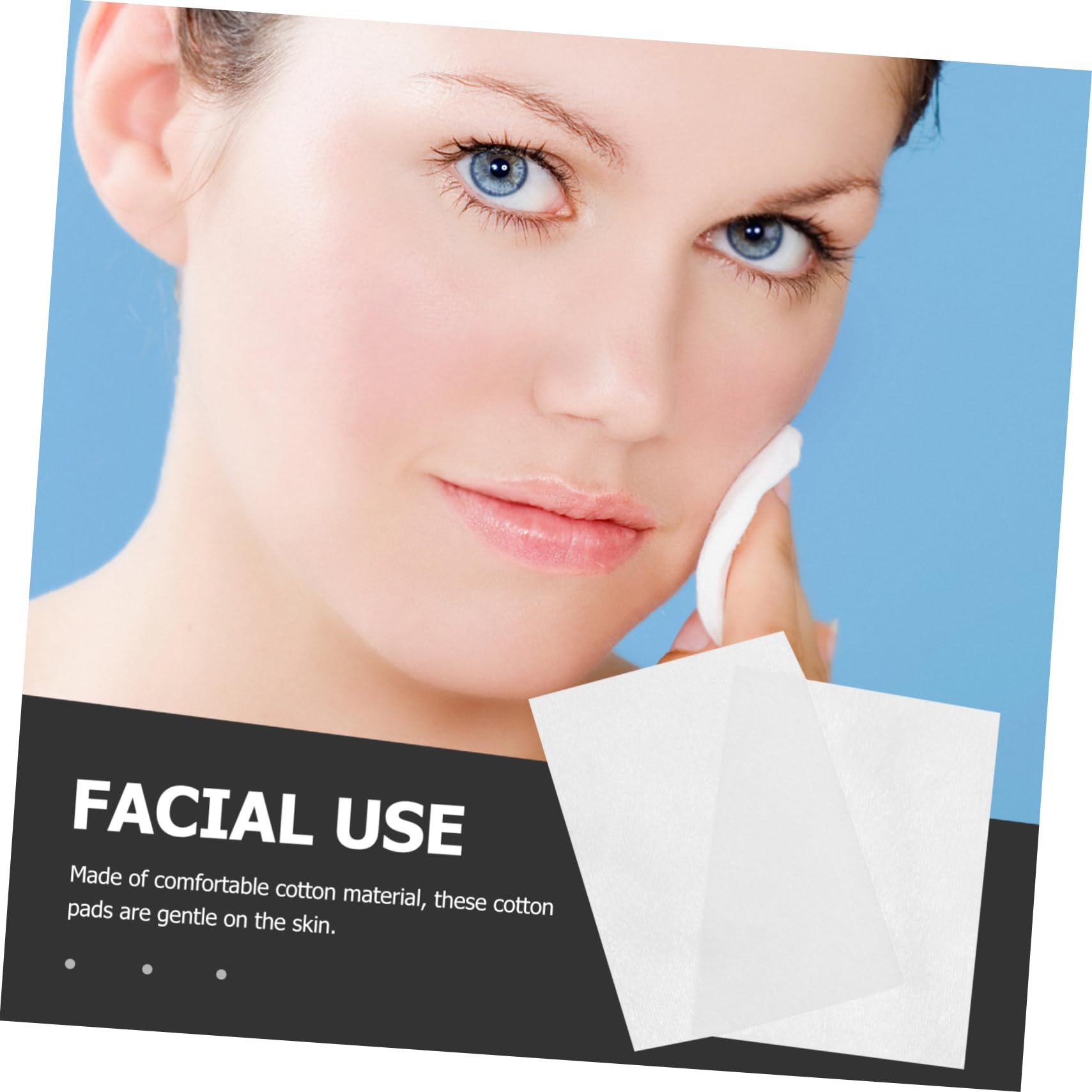 Healeved 100packungen Pack Wattepads Für Gesichtsreinigung Weiche Absorbierende Abschminkpads Für Toner Und Make-up-entfernung Für Reisen Und Tägliche Anwendung Hautfreundlich Fusseln