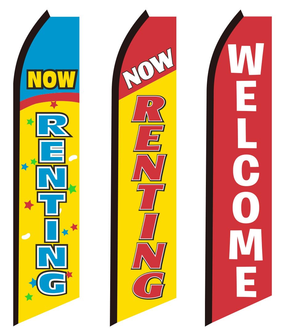 3 Swooper Flags Now Renting Advertising Apartments For Rent