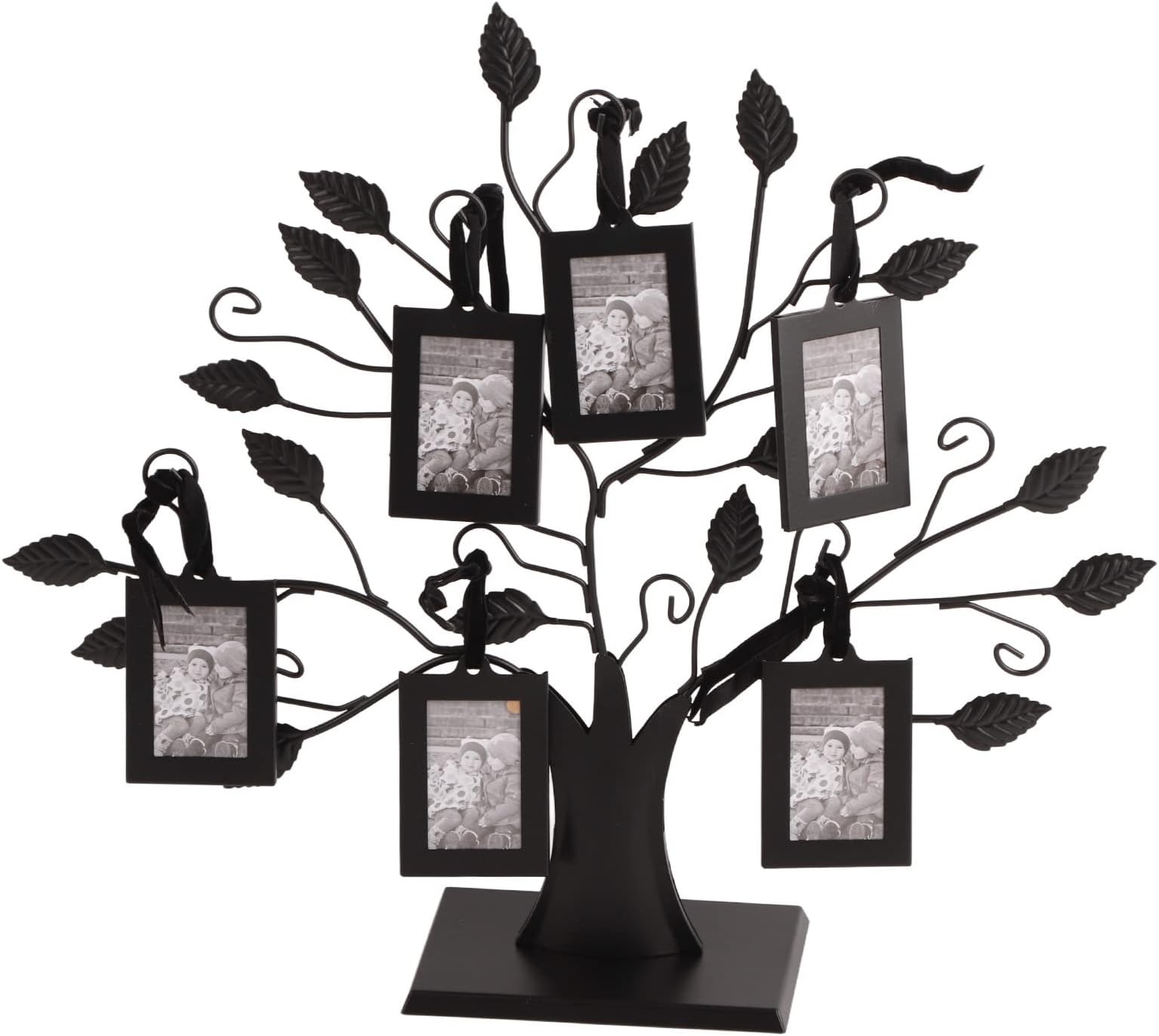 Thetford Design Family Tree Photo Frame with 6 Hanging Picture Frames