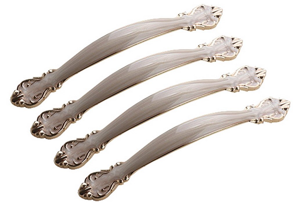Restbuy4Pcs Euro Style Cabinet Hardware Wardrobe Cabinet Handle Pull 96mm