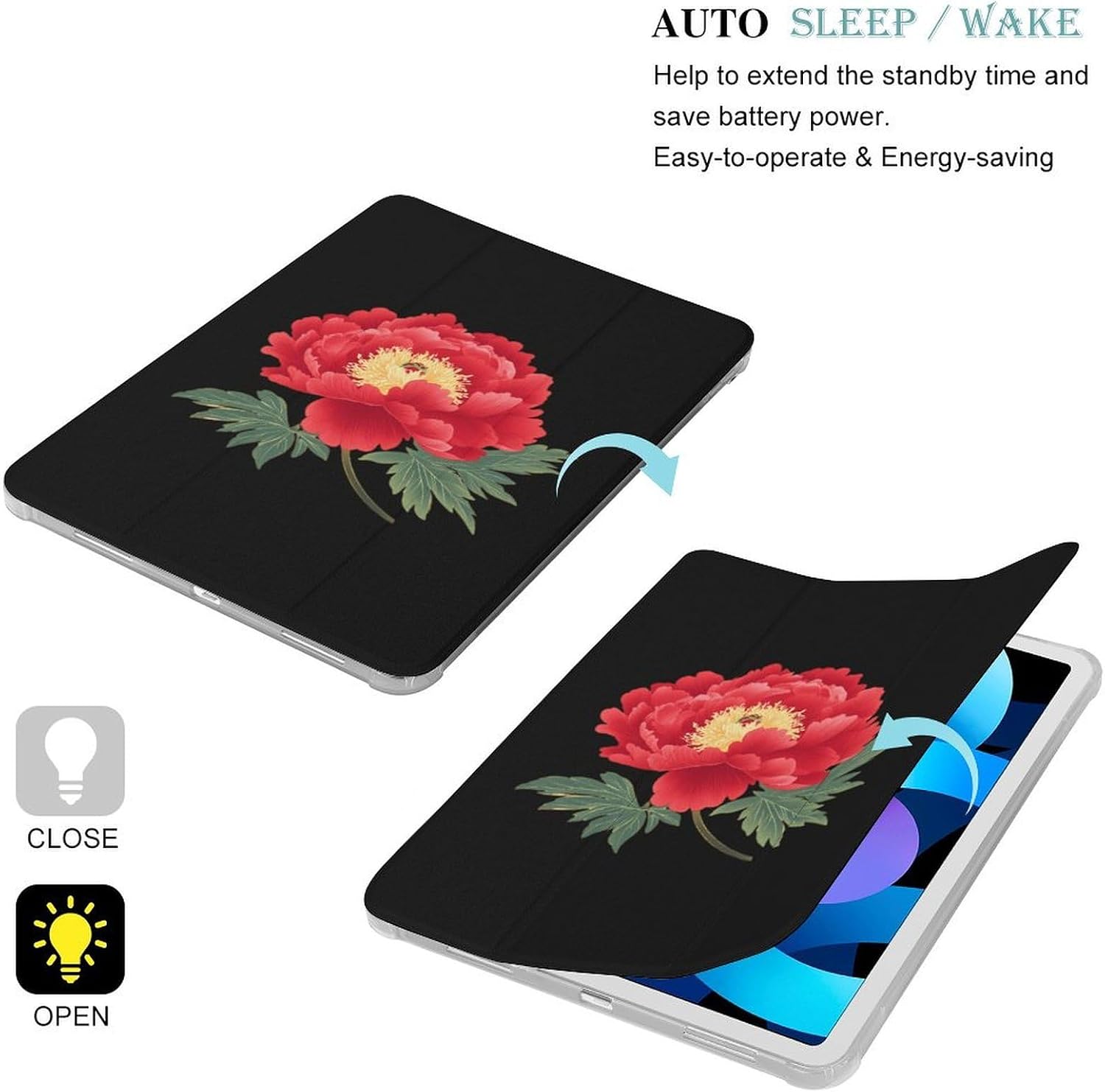 Peony and Blossom for IPad Pro/Air/2020/2021 Case image 2