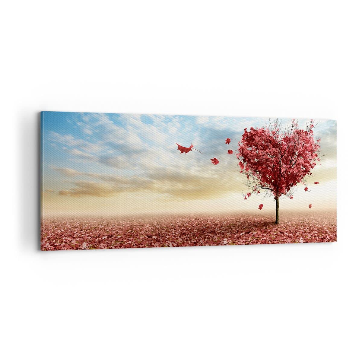 Stampe da Parete Moderne 100x40 cm Quadro su Tela Paesaggi Natura - 2609 | Autunno Albero Foglia Quadro Decorativo Grande 1 pezzo Soggiorno Camera da Letto Arte da Parete Decorazione da Parete ARTTOR