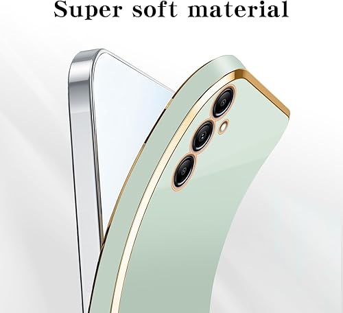 Miniatura 7 de Funda para A14 0.18 oz, Galaxy A14 0.18 oz Funda para teléfono para mujer, galvanoplastia, de lujo, estética, moderna, bonita, con protección de TPU