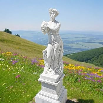 Amazon.co.jp: 天然大理石彫刻 葡萄を抱えるヴィーナス (夏) H200cm