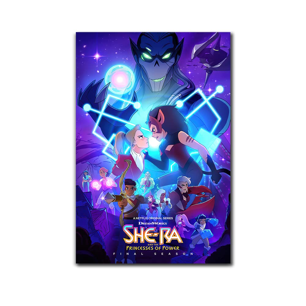 XIANGFA Princesses Poster Painting Wall Art Canvas Prints Home Decor Posters Gift Idea 12x18inch(30x45cm)