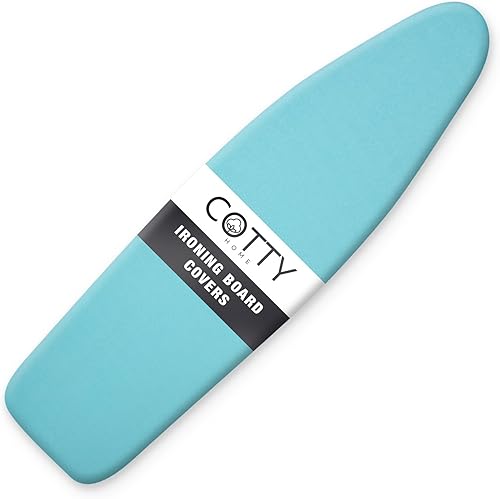 Funda para tabla de planchar, revestimiento de silicona reflectante al calor, acolchado grueso resistente a la quemadura, bolsillo para la nariz,