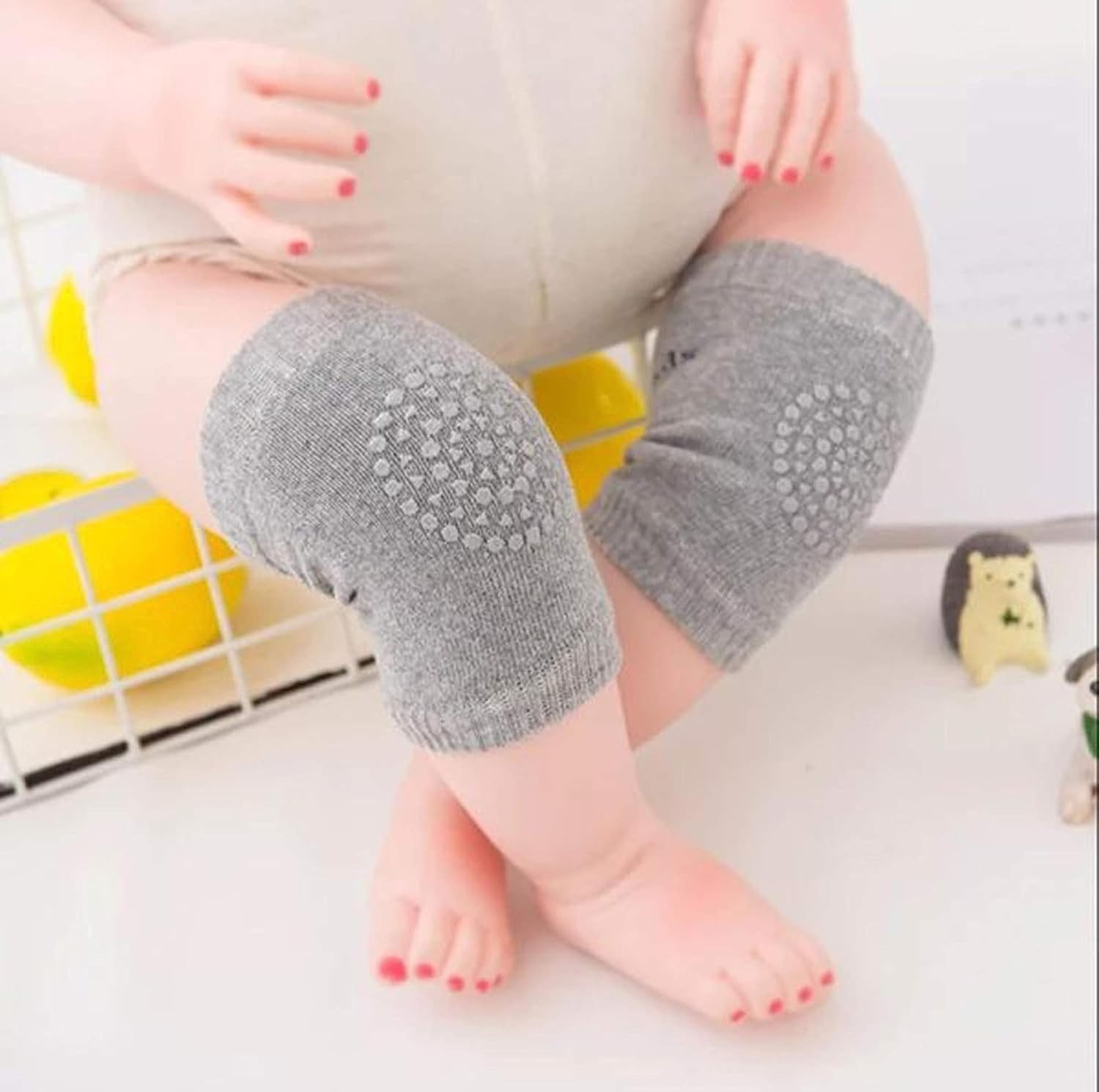 COTSON ;lasting wear in every pair Baby Knee & Elbow Pads β 3 Pairs Crawling Protector Cushions, Soft Safety Pads & Leg Warmers for Infants & Toddlers (Multicolor) 3