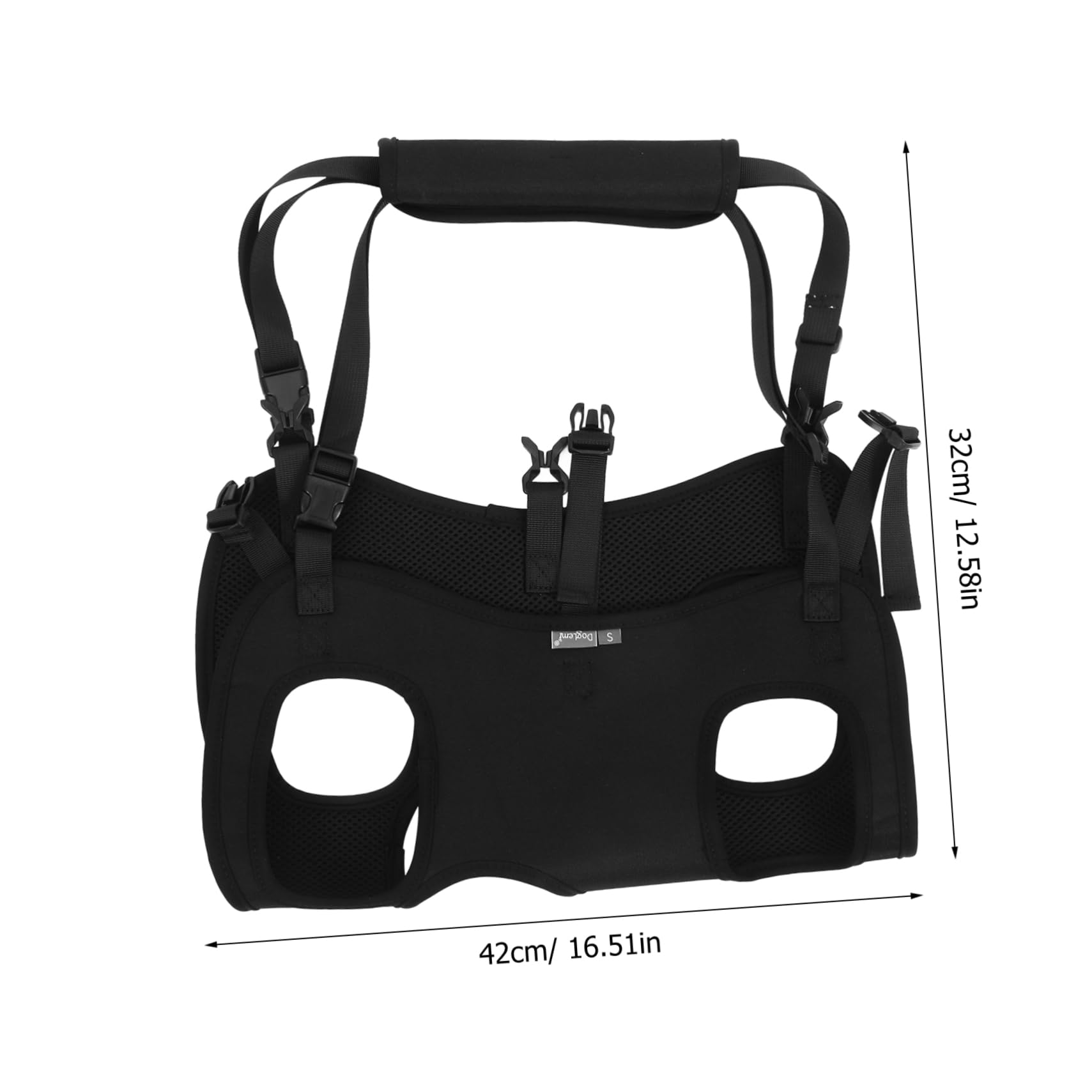 GALPADA Dog Walker Harness Large Dog Lifter Sling Comfortable Vest for Injured and Elderly Pets