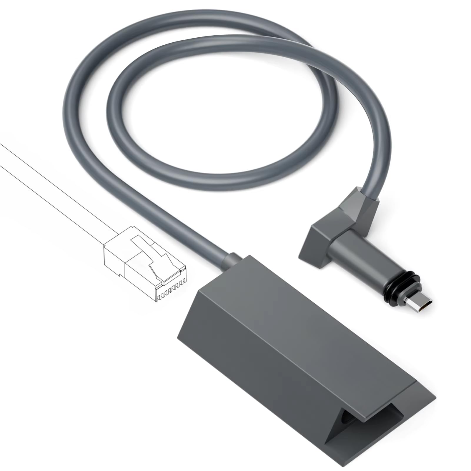 Dpofirs Ethernet Adapter, Internet Satellite Kit for V2 Gen2, Satellite Internet V2 for Rectangle Dish, Ethernet Adapter for 2, Dpofirsbs65ezg7xk