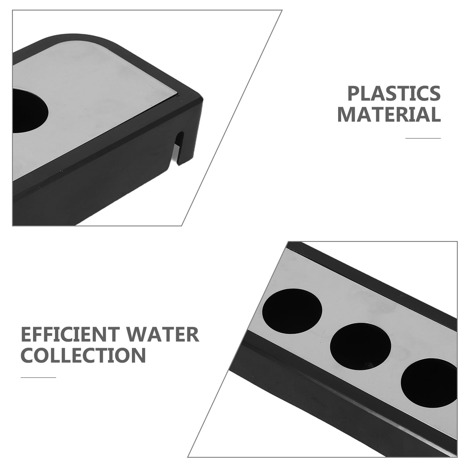 Pièce de rechange pour machine à glace : bac d'égouttage - Accessoire pour machine à glace (fonte de la neige) - Bac à eau en plastique - Compatible avec la plupart des à