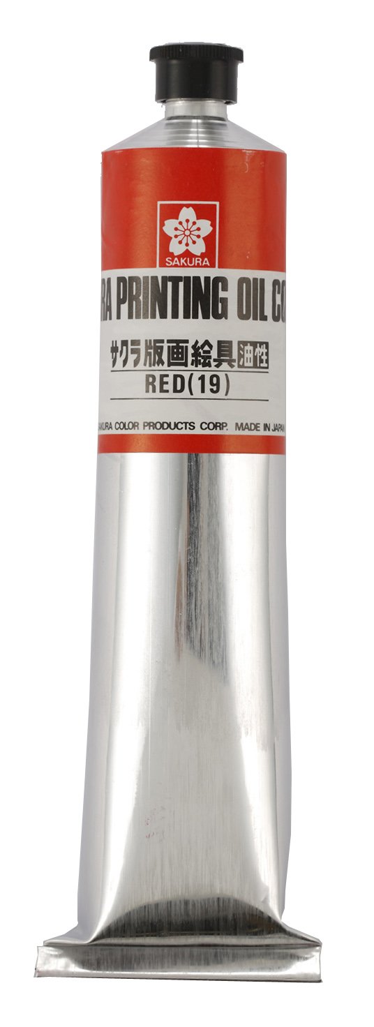 Amazon.co.jp: サクラクレパス 版画絵具油性 100ml OH100ML#19 赤 : ホビー