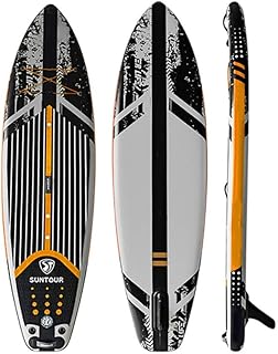 heqianqian Stand Up Inflatable Paddle Board Inflatable SUP Stand Up Paddle Board Package With 5 Pieces Accessories 305cm 320cm Length Black Blue for Adults (Color : Blue, Size : 305x76x15cm)