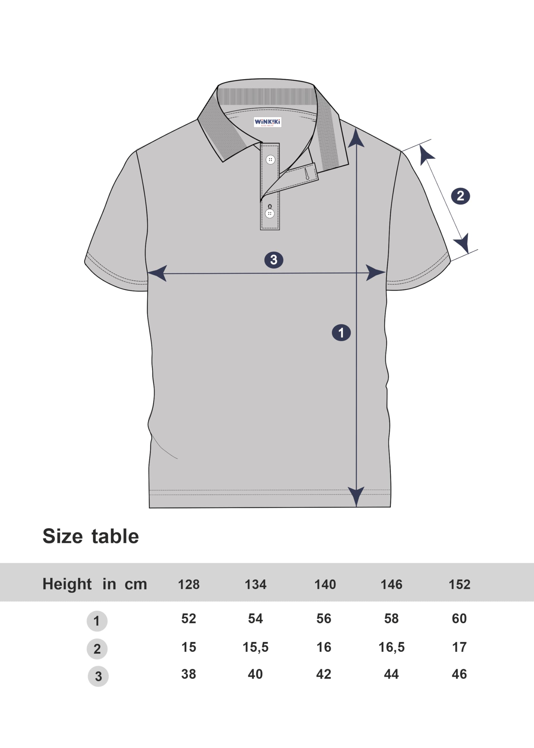 Juego de 2 polos clásicos para niños y adolescentes con mangas cortas y cuello de polo acanalado, cuello de separación con botones con dos botones.