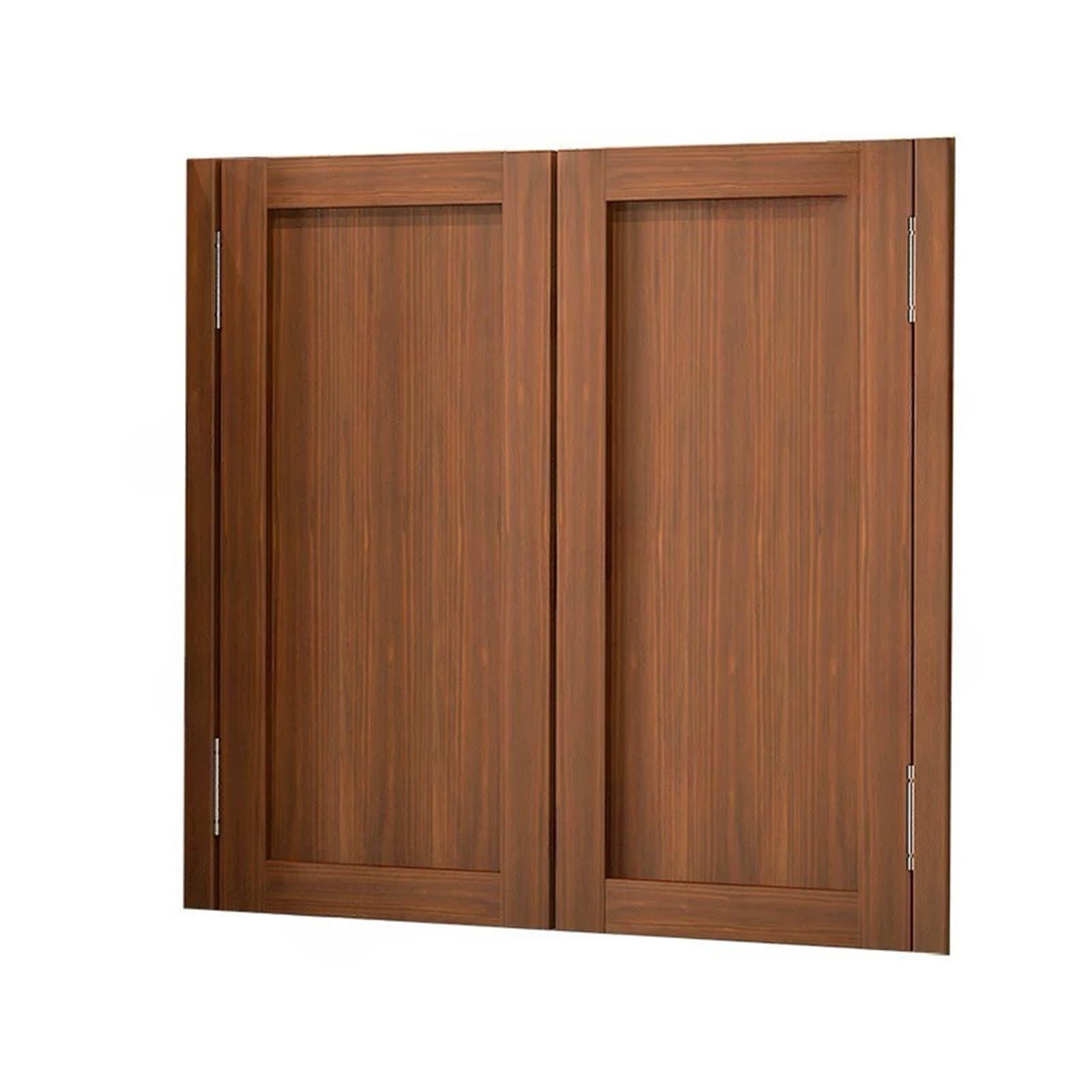 ウエスタンハーフウエストダブルスイングドア、インテリア無垢材スイングドア、180°自動閉スイング無垢材パーティションドア、研磨滑らかなエッジ、屋内用(B,W150xH80cm(59.06x31.49in))