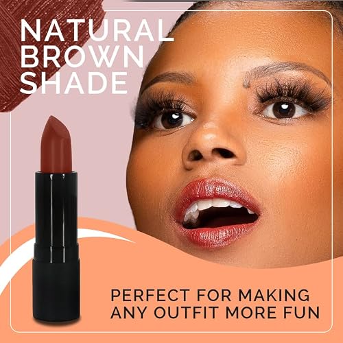 Luv+Co Moisturizing Lipstick For Women 4.5G Highly Pigmented Made With Botanical Ingredients Organic Lipstick Gluten Free Dye Free And Paraben Free | Brown Neutral-Captivated #TOP3
