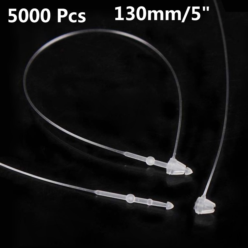 Snap Lock Pin Security Tags Bulk 5000-Piece – Plastic Fastener Loops ...
