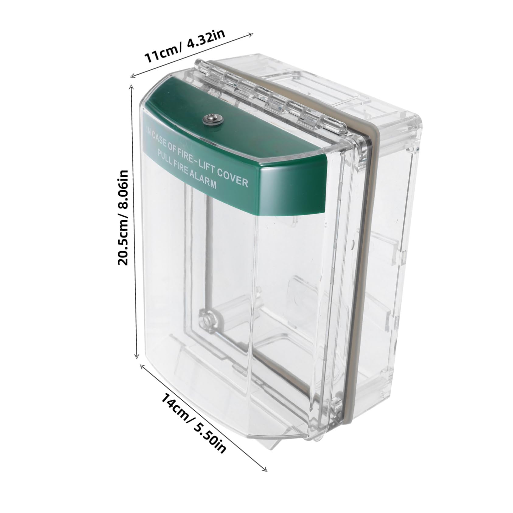 LALAFINA Regenschutzhaube Für Drucktaster: Transparente Schutzhaube Für Not-aus-Schalter – Wetterfeste Abdeckung Für Die Von Alarmanlagen