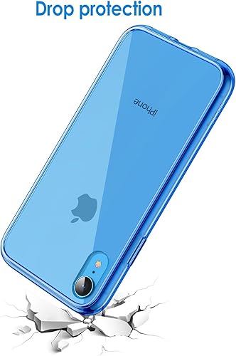 Vista 47 de JETech - Funda para iPhone XR de 6.1 pulgadas, cubierta para absorción de golpes Claro