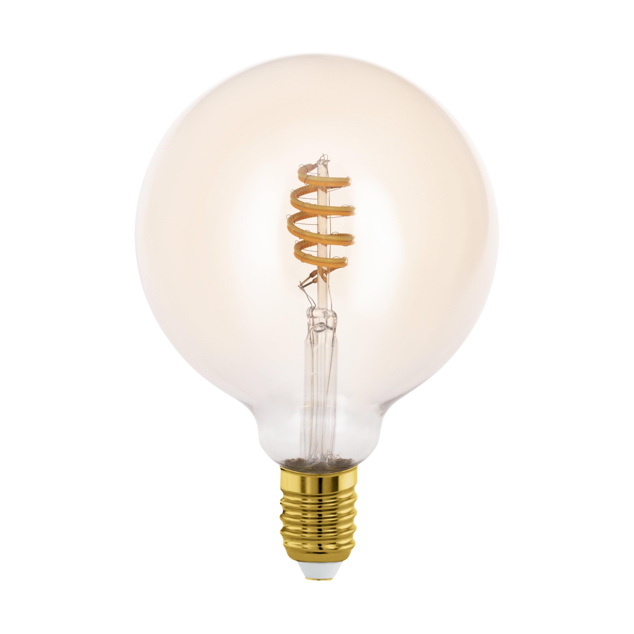 Eglo Connect.z Smart Home E27 LED Filament Light Bulb, G125, ZigBee