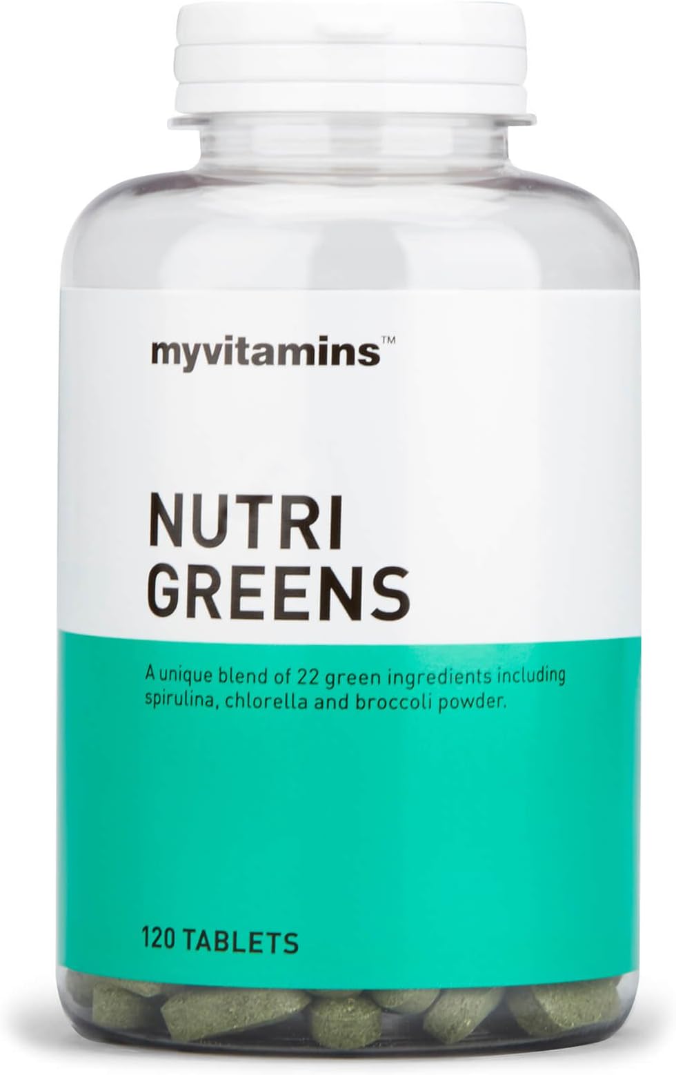 Myvitamins Nutri-Greens, 120 Tablets