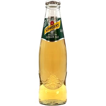 Schweppes American Ginger Ale Pack of 24 24 x 0.2 Litres Reusable